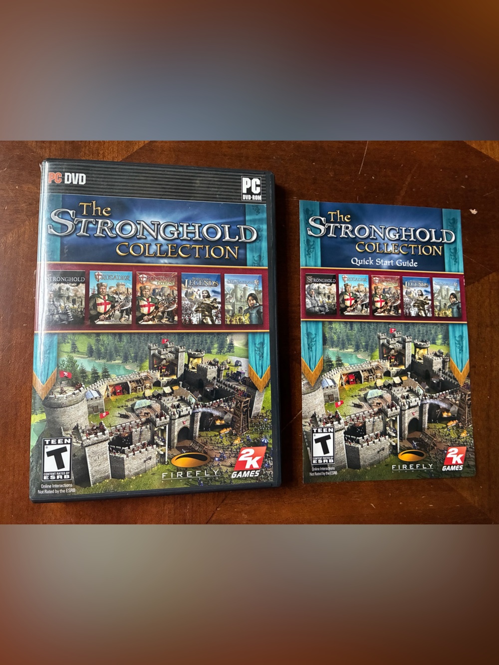 The Stronghold Collection PC Game - Blue Cover -